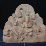 インド 「憩い」 神像 仏像 彫刻 大理石 インテリア